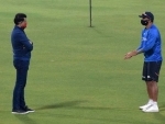 When two legends meet: Sourav Ganguly, Rahul Dravid in single frame at Eden Gardens