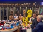 'Proud of you': French President Emmanuel Macron cheers up team after World Cup defeat