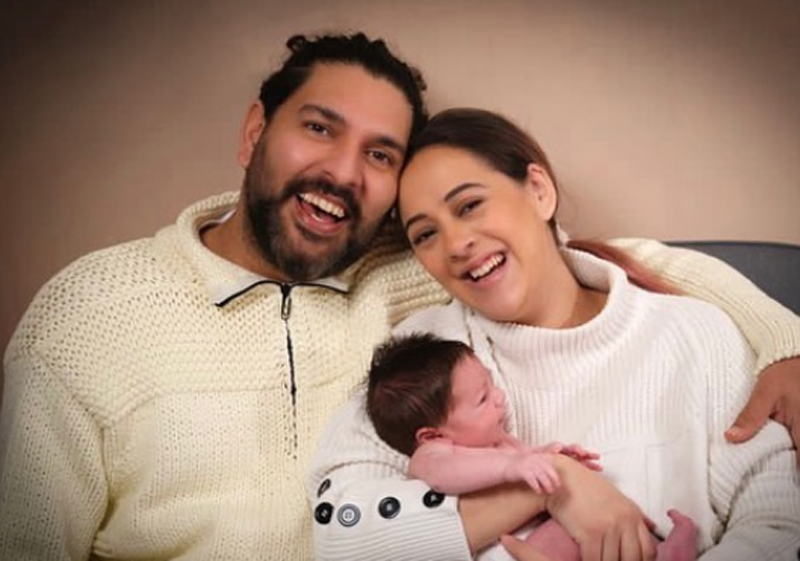 Yuvraj Singh-Hazel Keech reveal name of their son. Check out Instagram to know it