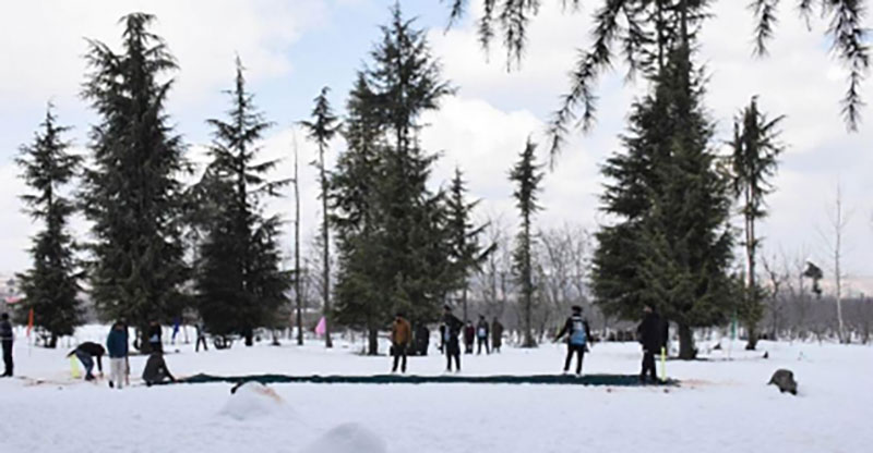 Kashmir: First-ever snow cricket tournament held in Pulwama
