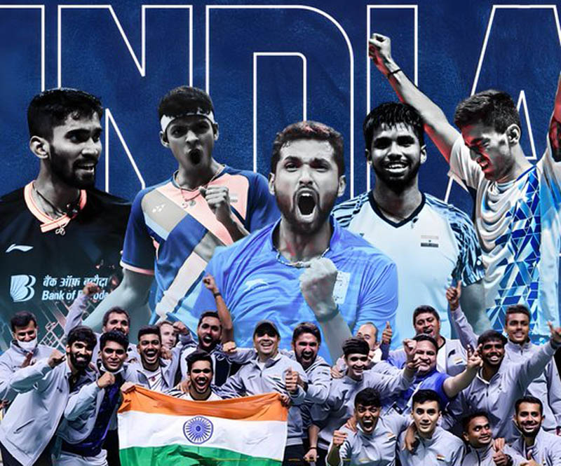Thomas Cup: India win first-ever gold medal by beating Indonesia