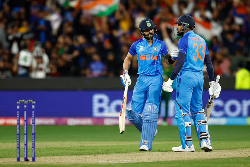 Virat Kohli's heroic 82 helps India beat Pakistan by four wickets in T20 World Cup sizzler