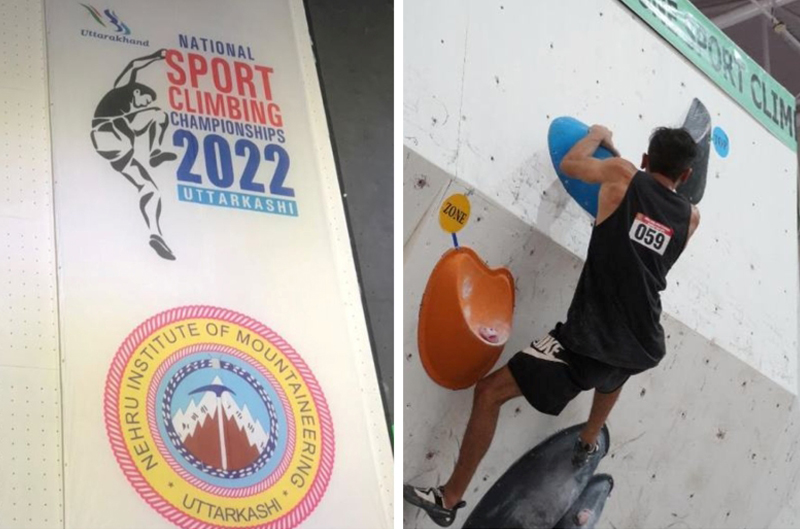 Jharkhand dominate the show on the second day of the National Sport Climbing Championship