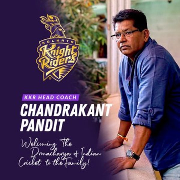 KKR appoints former domestic cricket icon Chandrakant Pandit as head coach