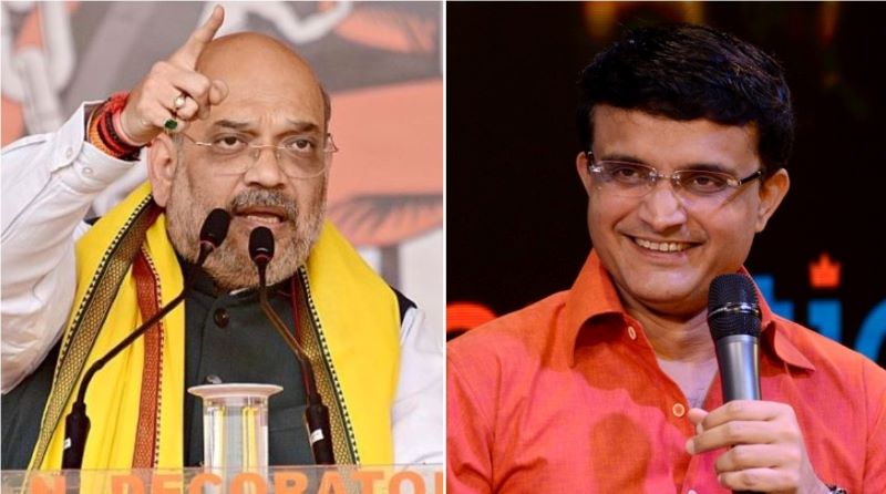 BCCI president Sourav Ganguly confirms proposed visit of Amit Shah at his home this evening