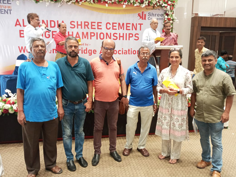 Team Fenesta win team event of the prestigious All India Shree Cement Bridge Championship