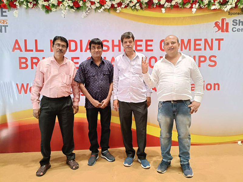 (From L to R) Members of Hope & Prey Joy Narayan , Shambhu Nath Ghosh, Sukanta Das and Bhaskar Sarkar