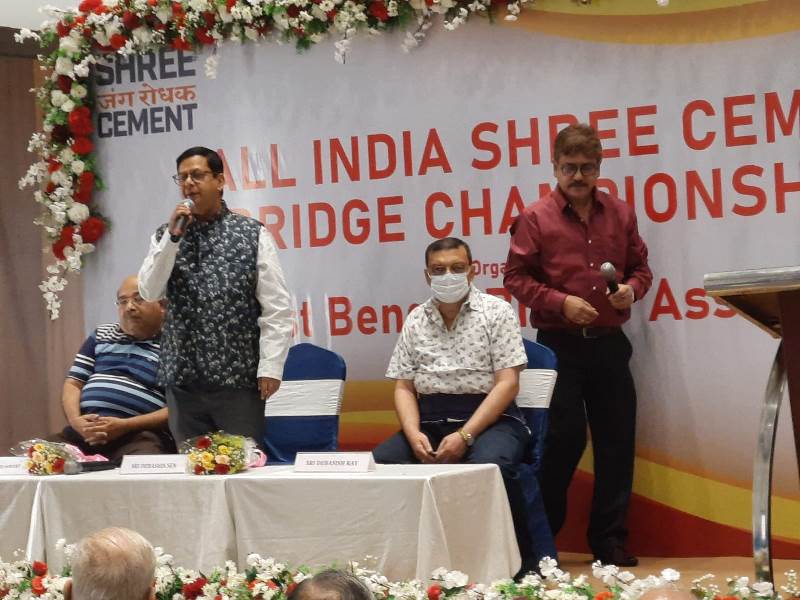 Unfancied Team Burzen lead the field on the first day of All India Shree Cement Bridge Championship