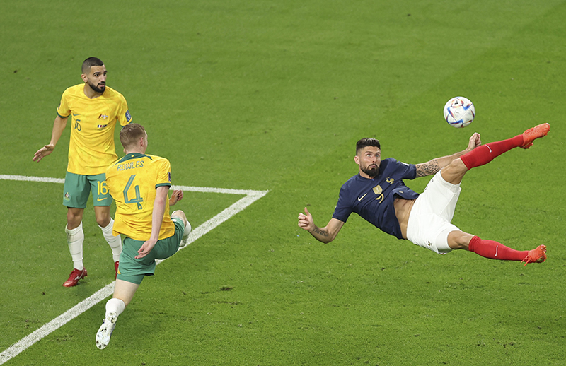 FIFA World Cup 2022: Giroud becomes France's joint-leading scorer in 4-1 victory over Australia