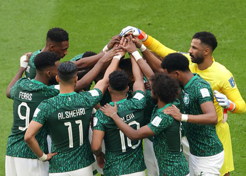 Saudi to observe celebratory holiday today to mark country's WC match victory against Argentina 
