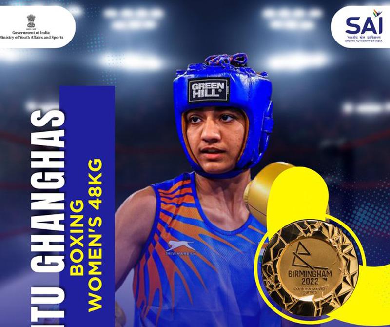 CWG Birmingham: Nitu Ghanghas, Amit Panghal grab gold medals