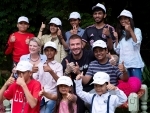 UNICEF Goodwill Ambassador and English football icon David Beckham promotes equality and empowerment for girls on his first visit to India