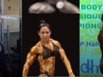 Manipur woman athlete Leishangthem Sarita wins gold at national bodybuilding championship