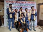 World Dragon Boat Championship winners felicitated in Kolkata