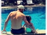 Virat Kohli's spends his swimming pool time with cute companion, check out