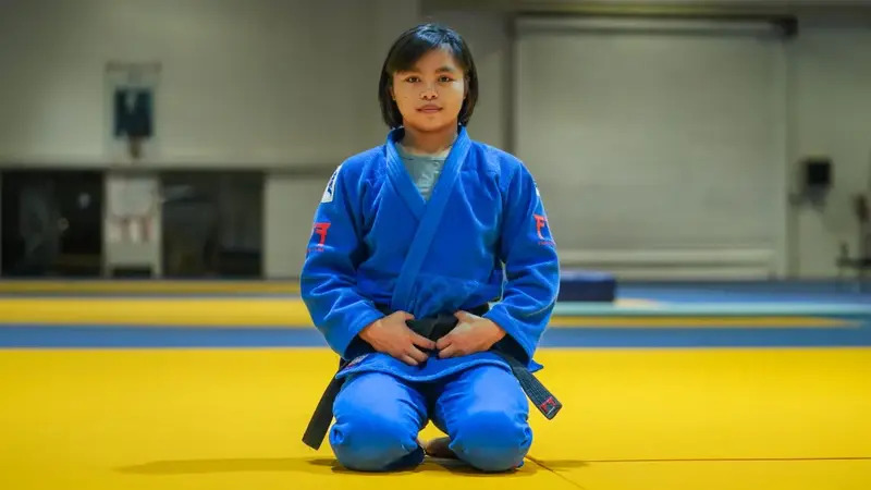 Teenage judoka Linthoi Chanambam eyes global dominance amidst Manipur turmoil