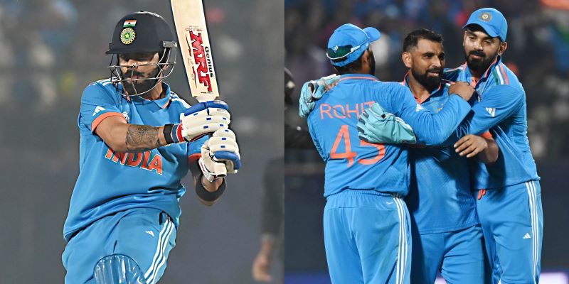 Cricket World Cup 2023: Kohli, Shami shine in India's win over New Zealand