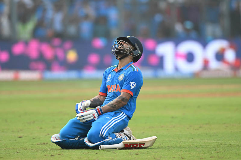 Virat Kohli smashes record-breakng 117, Iyer hits 105 as India set 397/4 against New Zealand in World Cup semis 