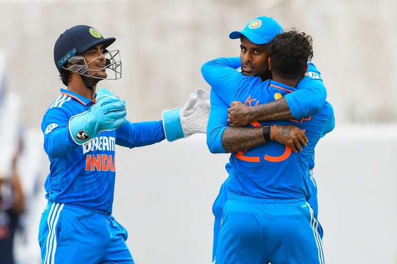 India thrash West Indies by 200 runs in third ODI, clinch series 2-1