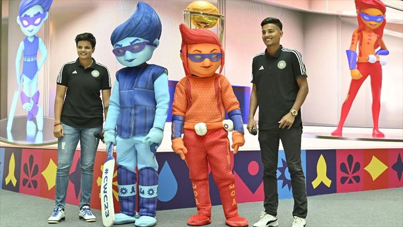 ICC reveals mascots for Cricket World Cup 2023