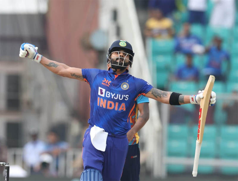 Virat Kohli surpasses Sachin Tendulkar's record with century against Sri Lanka