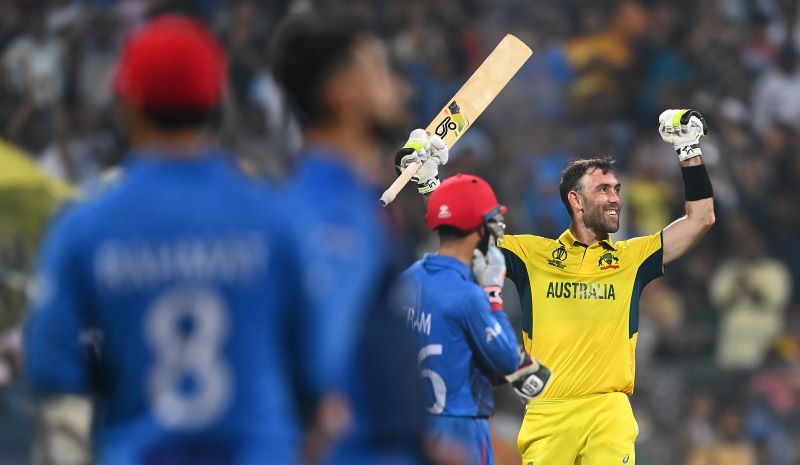 Cramped Maxwell's double ton stings Afghanistan, Australia through to World Cup semis