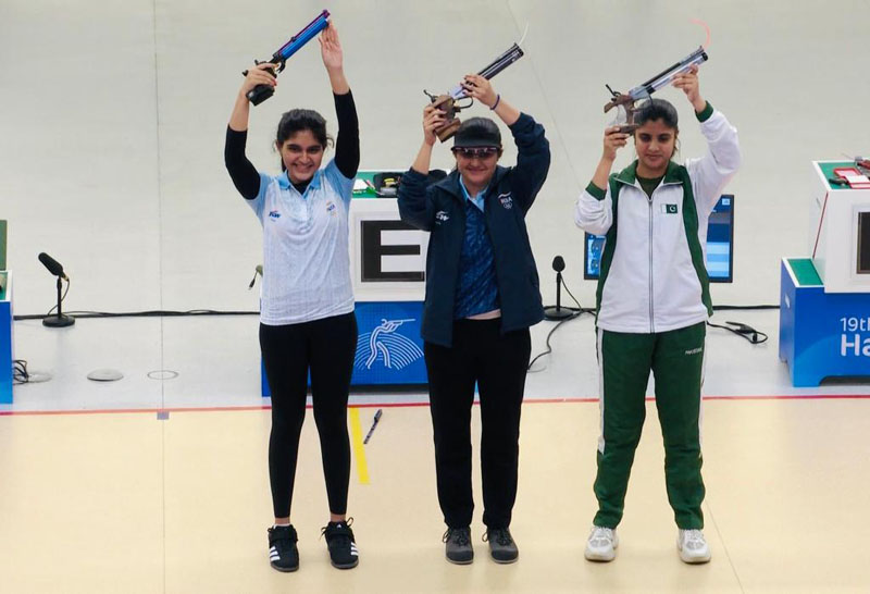 Asian Games: India's Palak wins gold in women's 10m air pistol event, Esha settles for silver