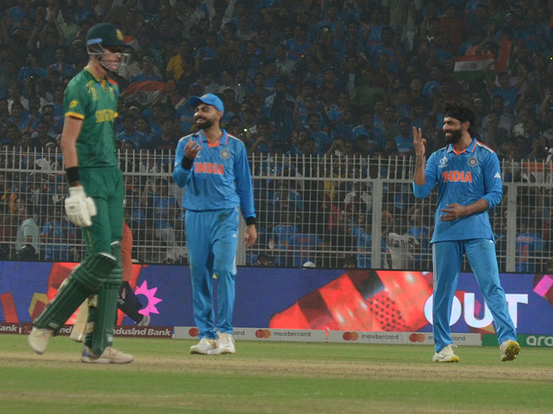 Cricket World Cup 2023: Kohli slams historic ton, Jadeja shines in India's thrashing of South Africa in Kolkata