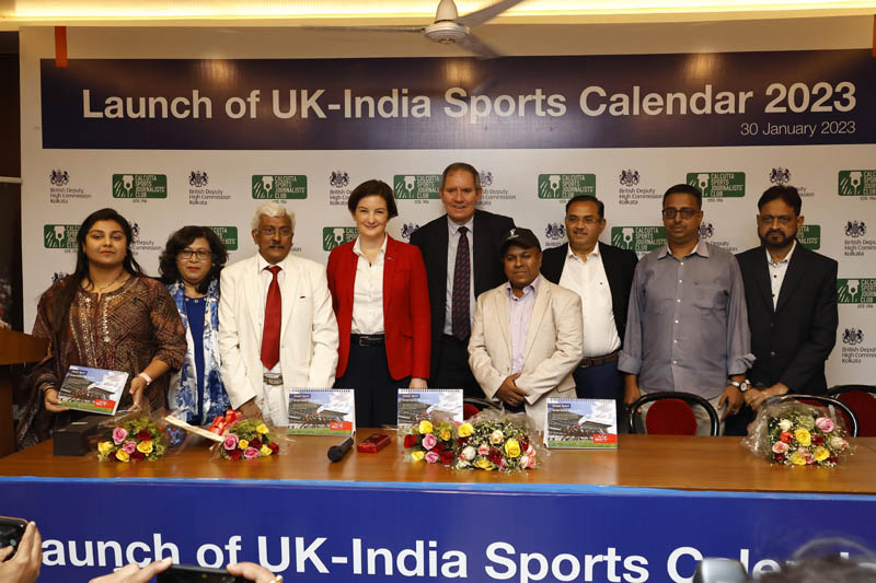 British Deputy High Commission Kolkata launches UK-India Sports Calendar 2023