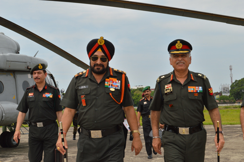 Bikram Singh visits Headquarters Eastern Command