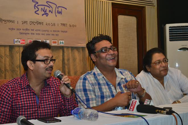 Singer Indranil interacts with media 