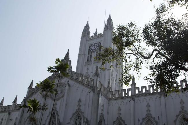 Christmas celebration at St. Paul's Cathedral in Kolkata