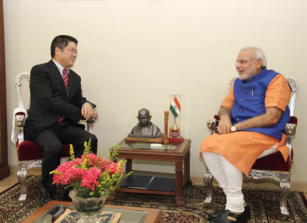  Le Yucheng calling on the Prime Minister