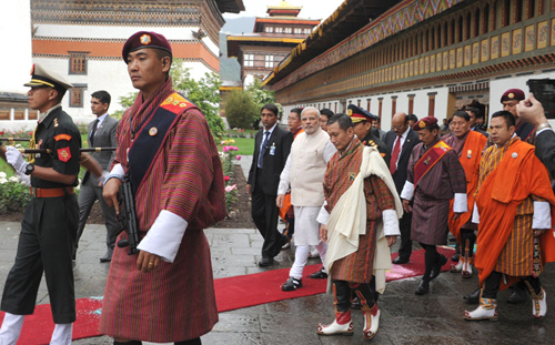 Modi calls on Jigme Kesar Namgyel Wangchuck