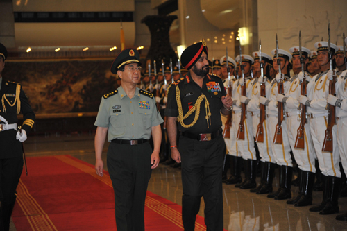 Indian Army Chief in China