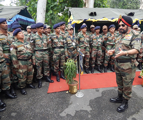 Bikram Singh visits Sukhna