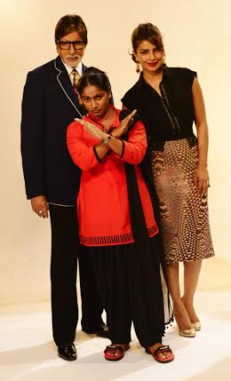 KBC hosts Priyanka Chopra in a special episode