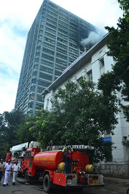 Fire in Kolkata's Chatterjee International