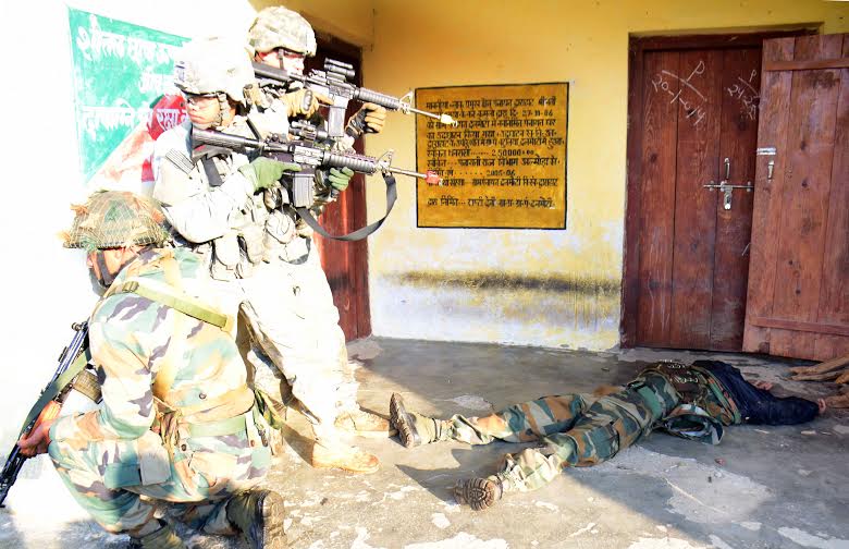 India, US combined military training exercise in progress 