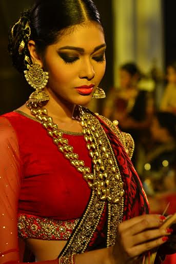 Paayel walks the ramp at  'Calcutta Oh Kolkata' 