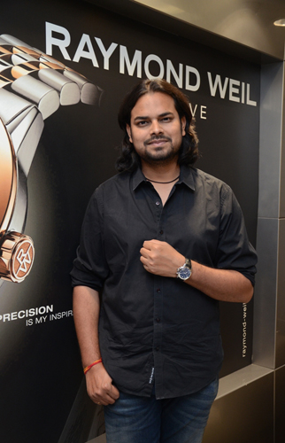 Raymond Weil felicitates fashion designer Rahul Mishra