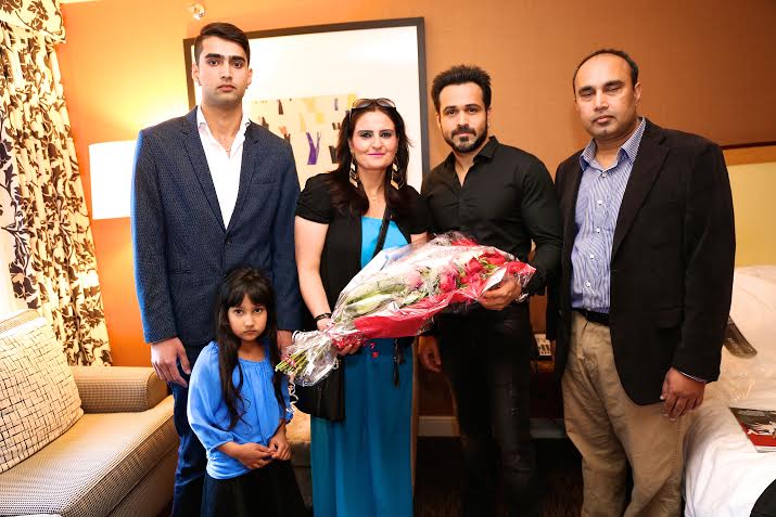 Emraan meets his reel self in Toronto for real