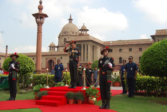 Army Chief's first day in office