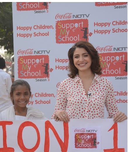 Anushka Sharma launches Season 3 of Support My School campaign