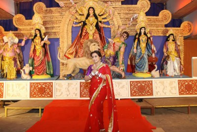 Rani celebrates Durga Puja