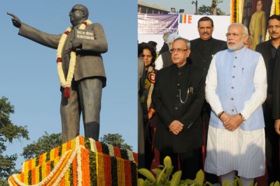 Modi pays tribute to B. R. Ambedkar