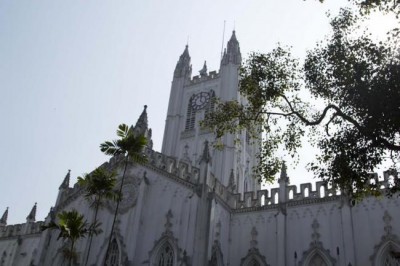Christmas celebration at St. Paul's Cathedral in Kolkata