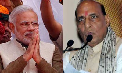Modi defends Rajnath on son row, PMO clears stand
