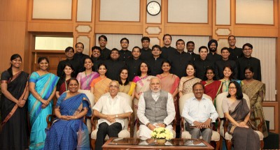 Probationers of Indian Foreign Service call on PM