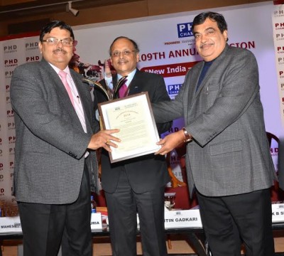SAIL awarded Good Corporate Citizen Award 2014 by PHD Chamber